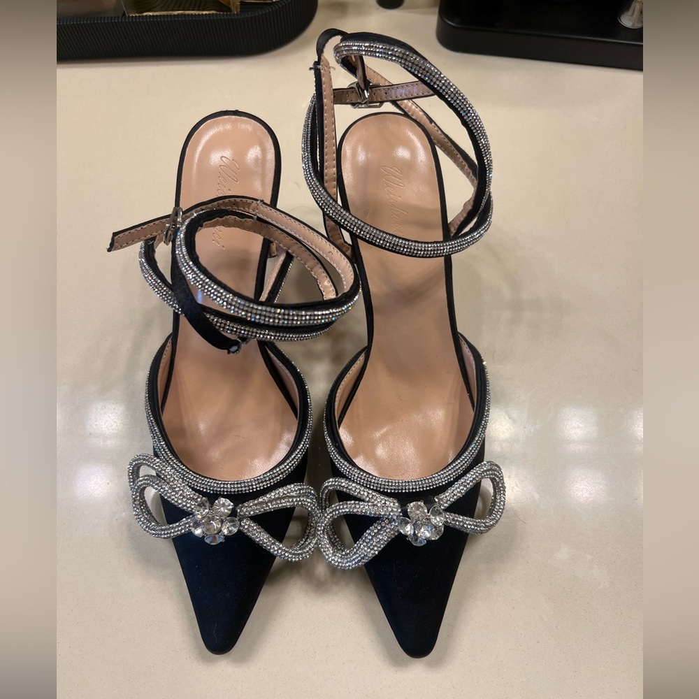 Weichaomei Evening Heels - Size 8 - Worn Once - Kitten Hell